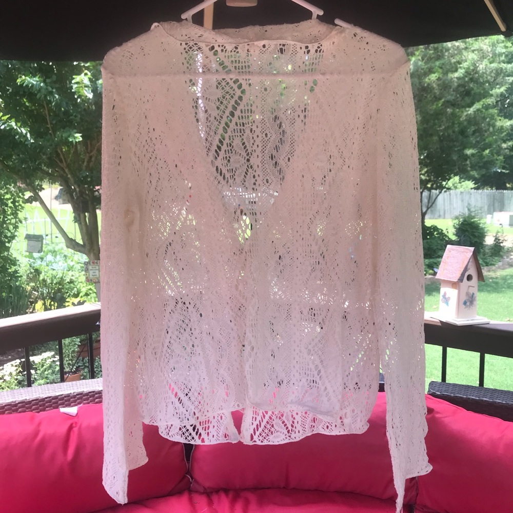 J. Jill Crochet Sweater
